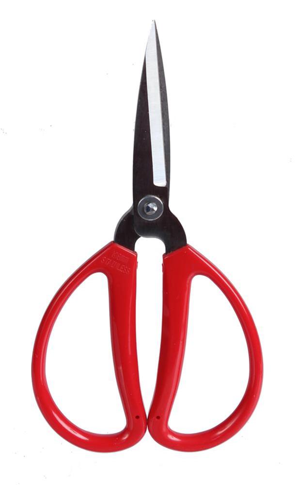 SCISSORS 10cm pocket plastic red handle - BJ Tradelink cc