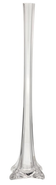 Eiffel Tower Vase, 20 (H), Clear