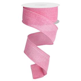 1.5x10yd Royal Burlap Ribbon Hot Pink