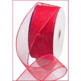 2.5 Poly Mesh Ribbon: Red [RS200024] 
