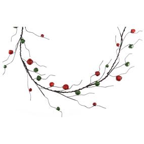 5' Jingle Bell Curly Twig Garland [XC424548] 